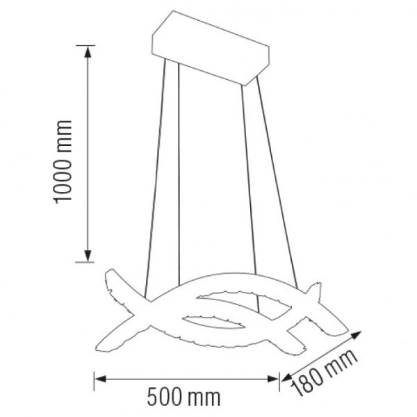 димензии за Aviator кристален лустер